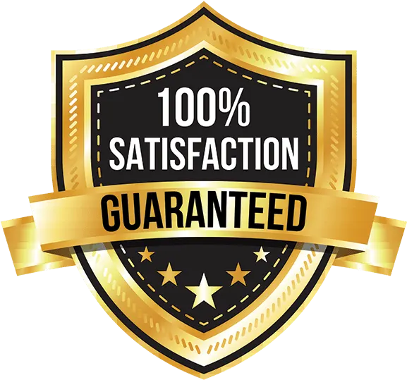 100% Satisfaction Guaranteed badge